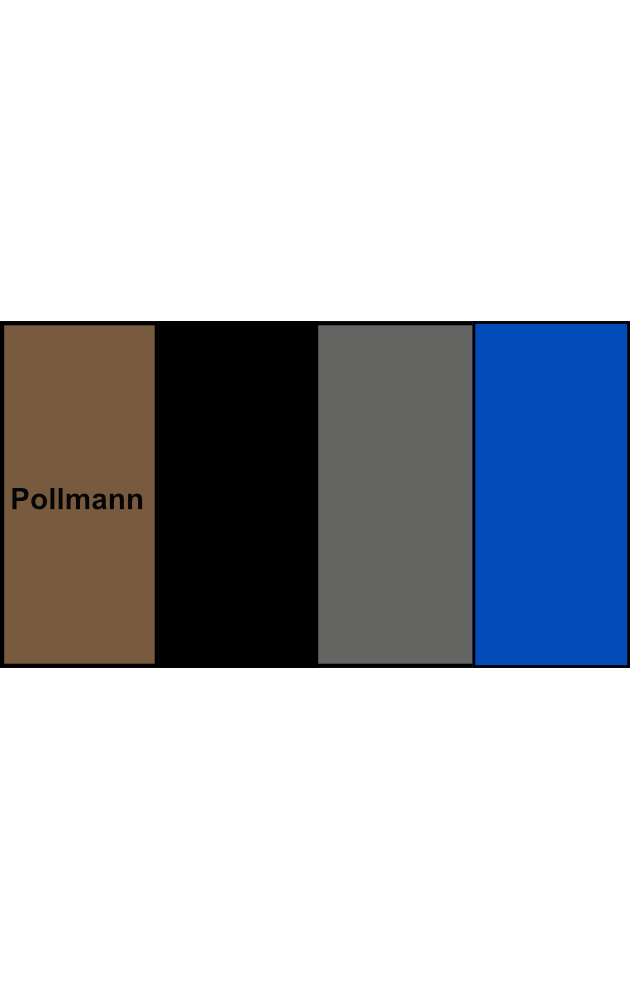 4-pólová rozbočovací svorkovnice Pollmann HLAK 25-4/8 BSG-S hně/čer/šed/mod