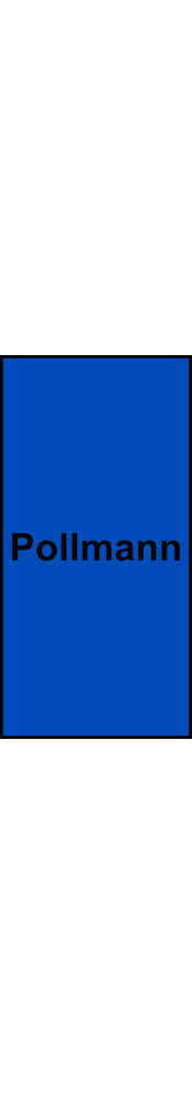 1-pólová rozbočovací svorkovnice Pollmann HLAK 25-1/2 M2 modrá