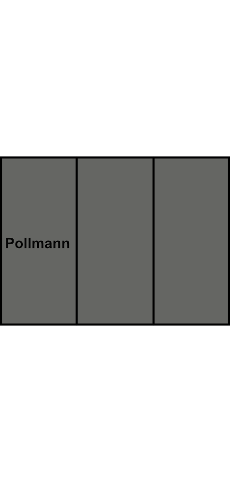 3-pólová rozbočovací svorkovnice Pollmann HLAK 25-3/6 S 3xšedá