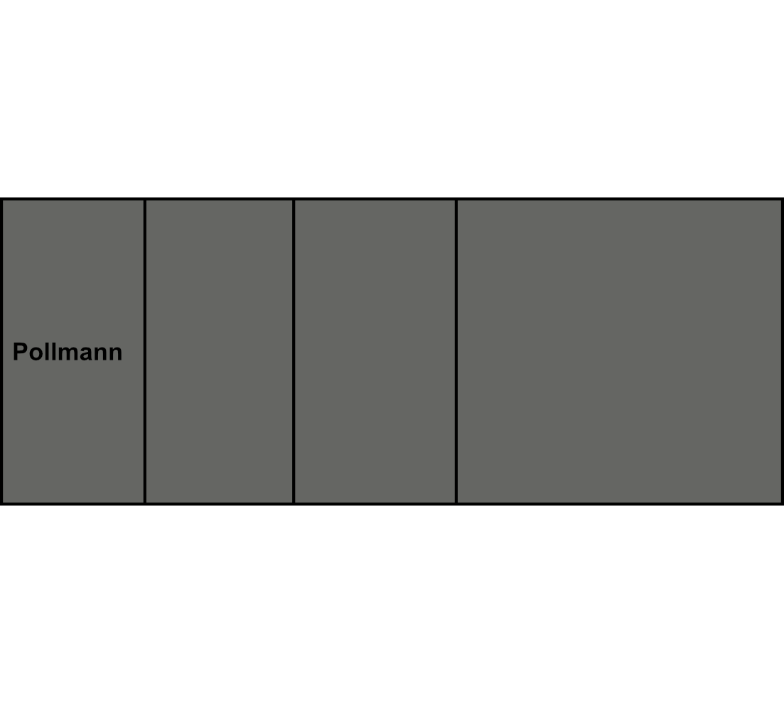 4-pólová rozbočovací svorkovnice Pollmann HLAK 35-4/12 gr-S 4xšedá