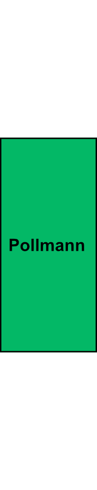 1-pólová rozbočovací svorkovnice Pollmann HLAK 35-1/2 M2 zelená