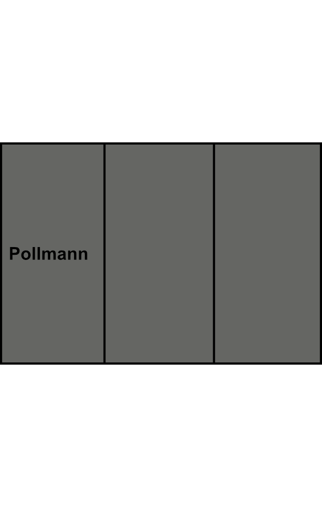 3-pólová rozbočovací svorkovnice Pollmann HLAK 35-3/6 S 3xšedá