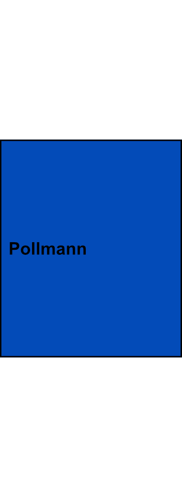 1-pólová rozbočovací svorkovnice Pollmann HLAK 35-1/6 M2 modrá