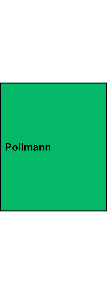 1-pólová rozbočovací svorkovnice Pollmann HLAK 35-1/6 M2 zelená