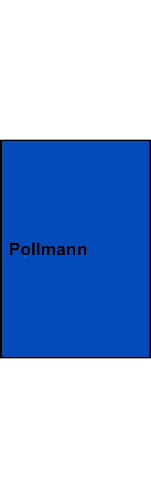 1-pólová rozbočovací svorkovnice Pollmann HLAK 70-1/2 M2 modrá