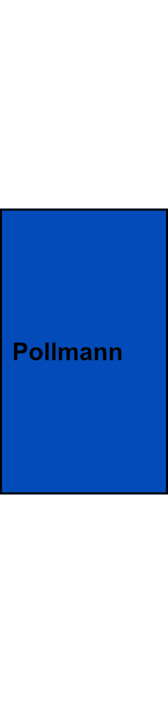 1-pólová univerzální svorka Pollmann UK 50/2 N modrá
