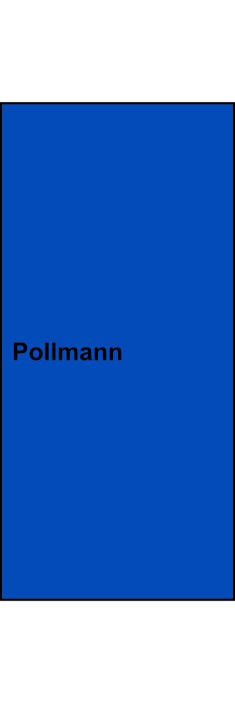 1-pólová univerzální svorka Pollmann UK 95/2 N modrá