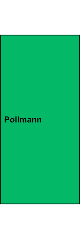 1-pólová univerzální svorka Pollmann UK 95/2 PE žlutozelená