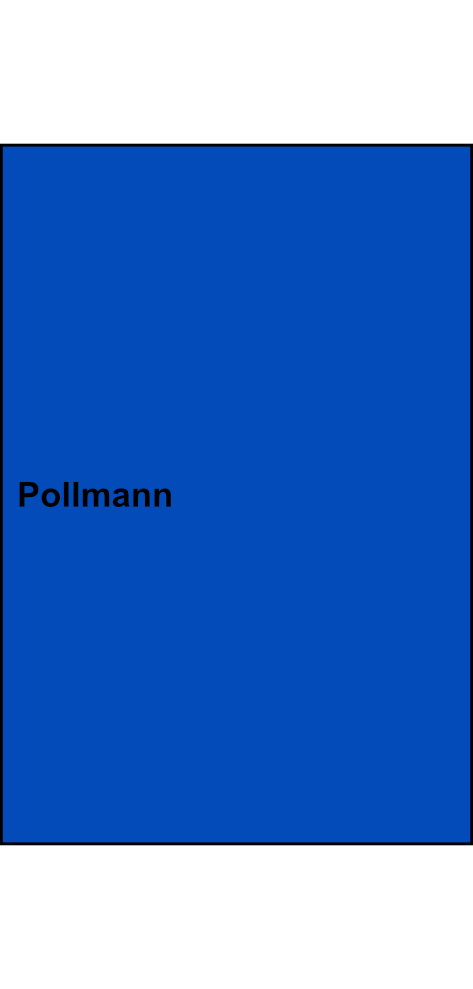 1-pólová univerzální svorka Pollmann UK 95/3 N modrá
