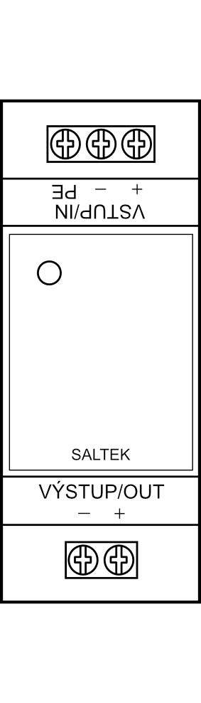 Univerzální přepěťová ochrana SALTEK DPF-024, 0,5kA, typ C (třída II) 6A, 24V AC