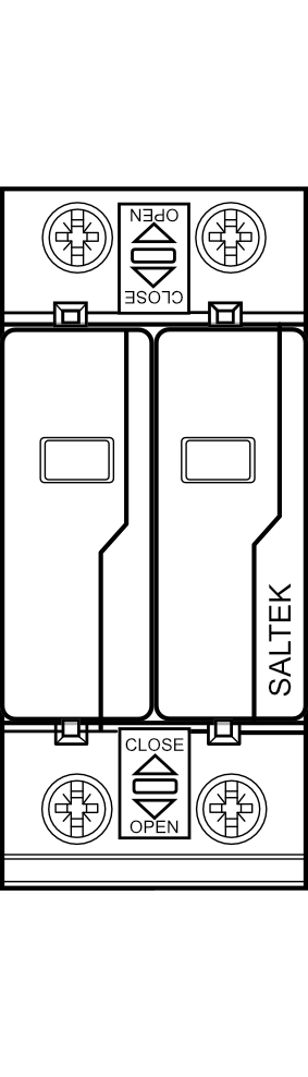 Svodič přepětí SALTEK SLP-PV500 V/U, 15kA, typ C (třída II) 510V DC