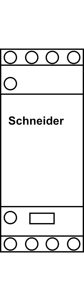 Instalační stykač Schneider GC2540M5, 4Z, 25A, cívka 220/240V AC