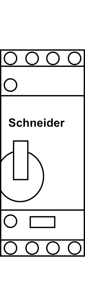Dvoutarifní stykač s automatickým návratem Schneider GY2540M5, 4Z, 25A, cívka 220/240 V