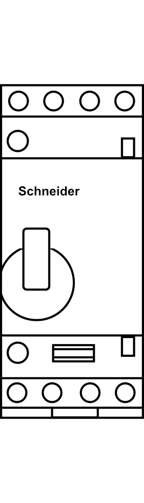 Dvoutarifní stykač Schneider iCT s automatickým návratem A9C21833 220..240V AC 25A 3S