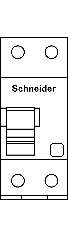 Proudový chránič Schneider ID 125A 2P 300mA typ A