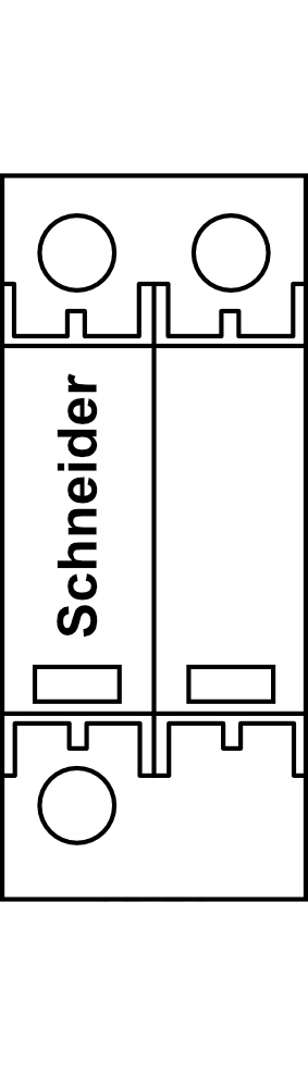 Svodič přepětí Schneider iPRD40r 40kA/15kA Typ C (třída II) 1P+N odnímatelný