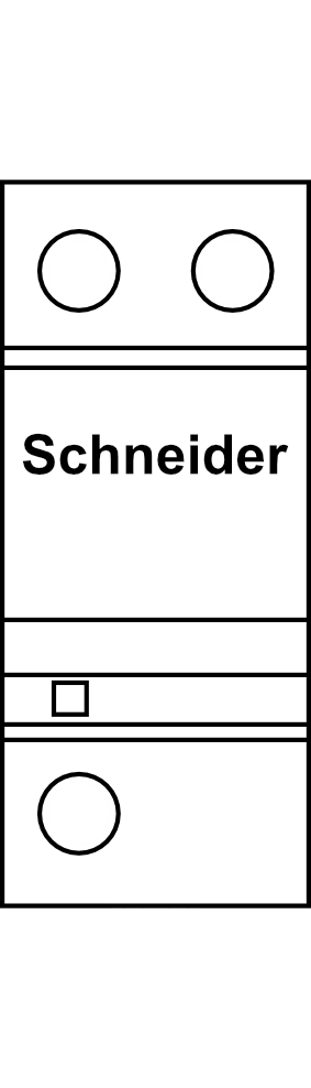 Kombinovaný svodič přepětí Schneider iPRF1 12.5r 12,5 kA T1+T2 1P+N pevný