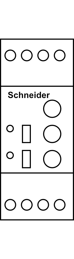 Napěťové řídicí relé Schneider iRCU 8A 1P