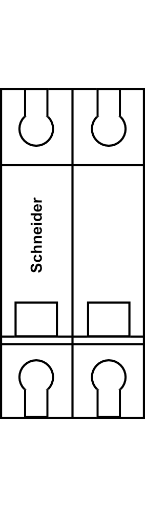 Vypínač Schneider iSW 2P (do 125A)