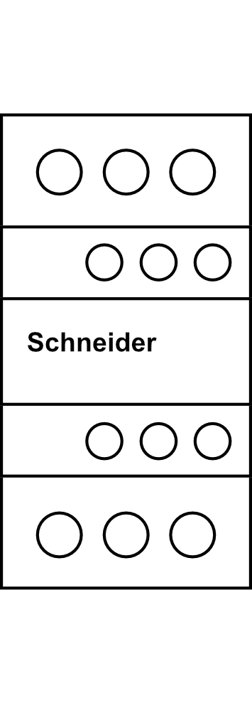 Stykač Schneider LC1DxxP7, 3P, 25-38A, AC-3 440V, pomocné kontakty 1Z+1V, cívka 230V AC 50/60Hz