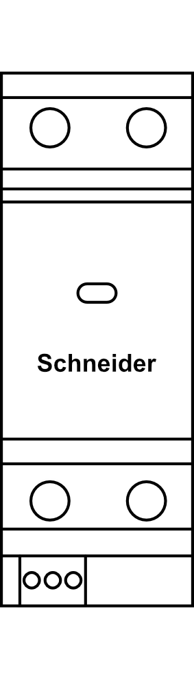 Svodič bleskových proudů Schneider PRD1 Master 25 kA Typ B (třída I) 1P odnímatelný