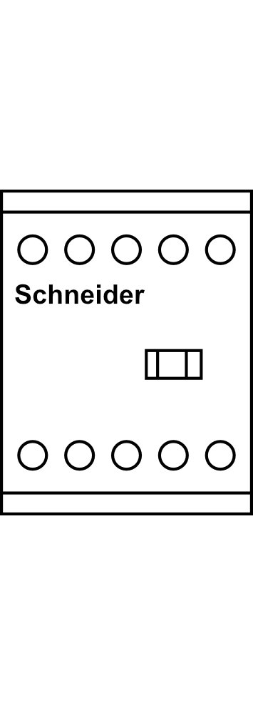 Ministykač Schneider TeSys K 3P (3Z) 9A AC-3 440V-pomocný kontakt 1V-cívka 24V DC