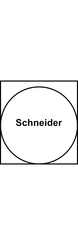Kompletní ovládač Schneider XB5 AS9445, Odblokovat klíčem, 1Z+1V, Ø40mm