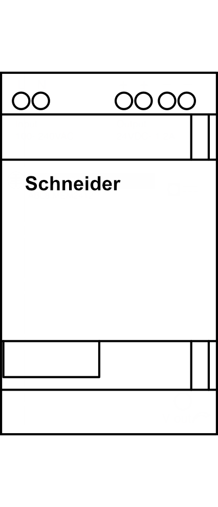 Napájecí zdroj Schneider REG, 24 V DC/ 1,2 A