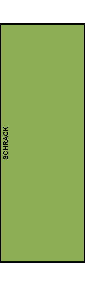 Al-Cu svorka SCHRACK zeleno/žlutá, 240 mm²
