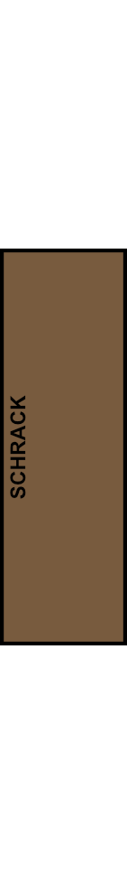 Odbočovací svorkovnice pro vodiče SCHRACK 25mm², 1pólová, izolovaná, hnědá