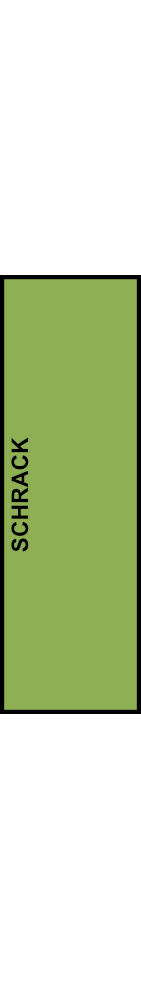Odbočovací svorkovnice pro Al vodiče SCHRACK 25mm², 1pólová, izolovaná, zelenožlutá