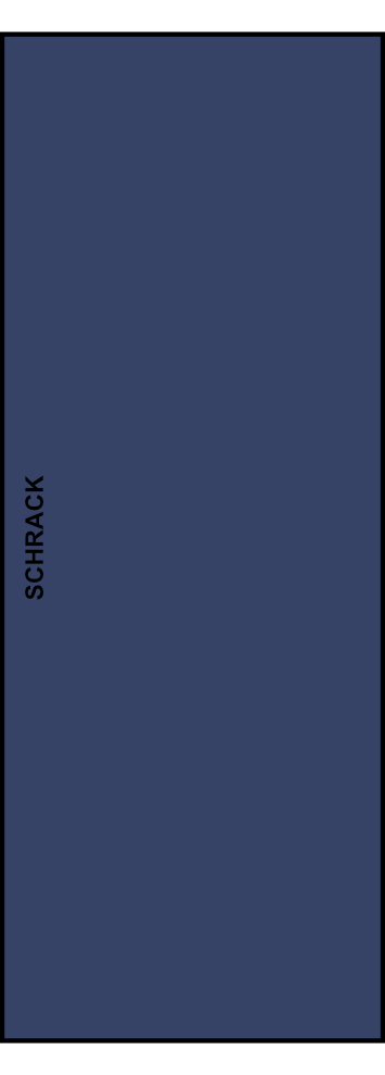 Svorká izolovaná pro Cu a Al vodiče SCHRACK jednoduchá, modrá, 1pólová, 300mm²
