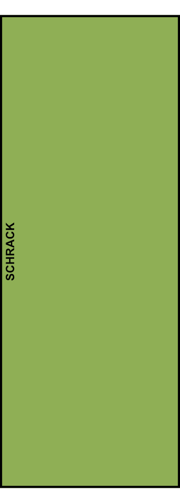 Svorká izolovaná pro Cu a Al vodiče SCHRACK jednoduchá, zelená, 1pólová, 300mm²