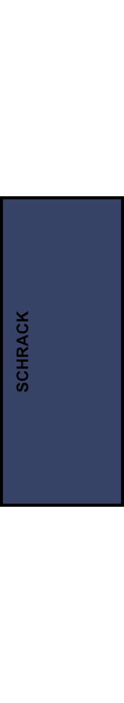 Odbočovací svorkovnice pro Al vodiče SCHRACK 35mm², 1pólová, izolovaná, modrá