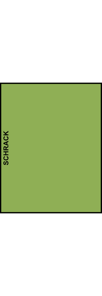 Odbočovací svorkovnice pro vodiče SCHRACK 35 mm², 4x vstup, 4x výstup, izolovaná, zelenožlutá