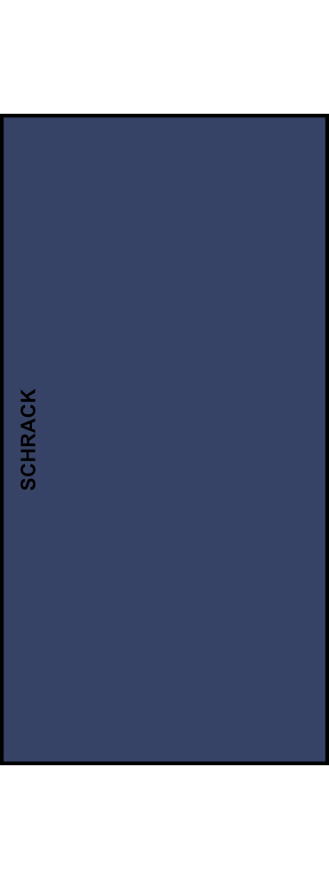 Svorká izolovaná pro Cu a Al vodiče SCHRACK dvojitá, modrá, 1pólová, 95mm²