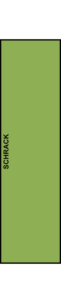 Svorká izolovaná pro Cu a Al vodiče SCHRACK jednoduchá, zelená, 1pólová, 95mm²