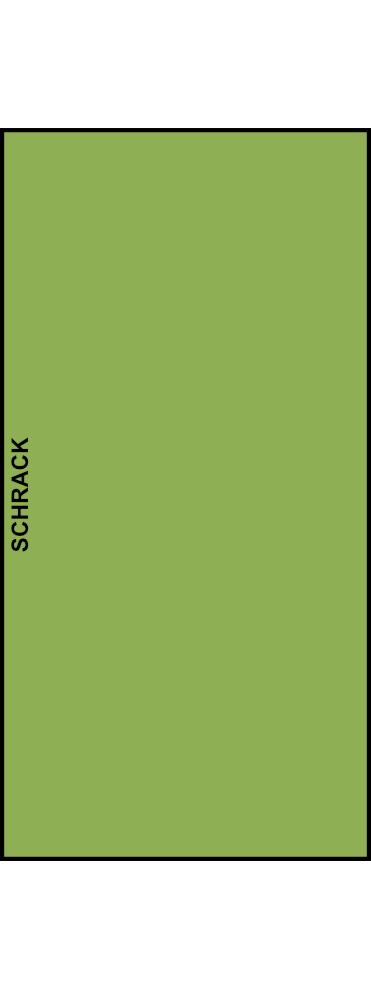 Svorká izolovaná pro Cu a Al vodiče SCHRACK dvojitá, zelená, 1pólová, 95mm²