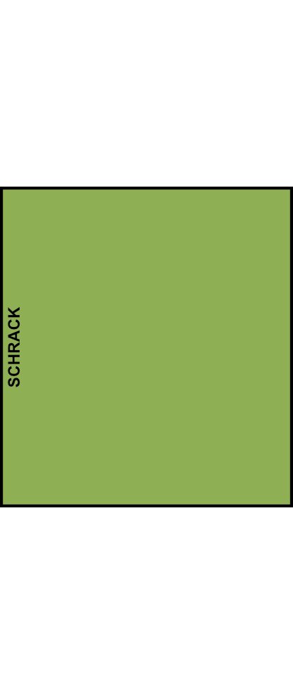 Svorkovnice SCHRACK EASY Zelená, 2 x 25 mm², 14 x 6 mm²