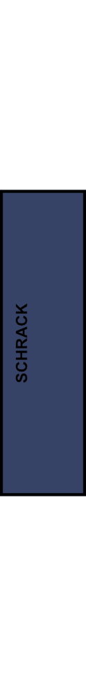 Šroubová řadová svorka SCHRACK CBC.35 modrá, 35 mm²