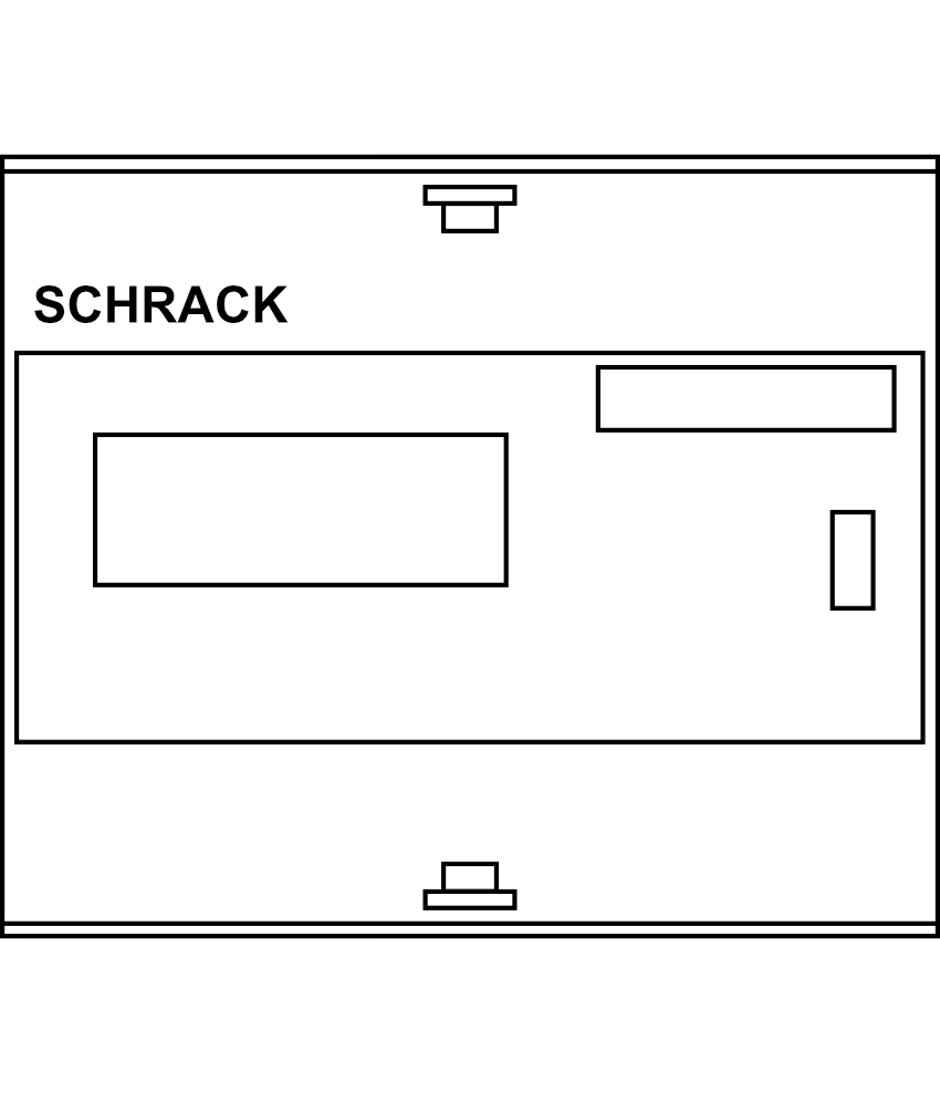 Elektroměr digitální SCHRACK 3-fázový, x/5A, 2T, cejchovaný