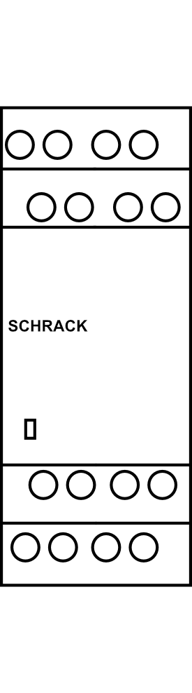 Instalační relé SCHRACK Amparo, 2 přepínací kontakty, 8A, napájecí napětí 12-240V AC/DC
