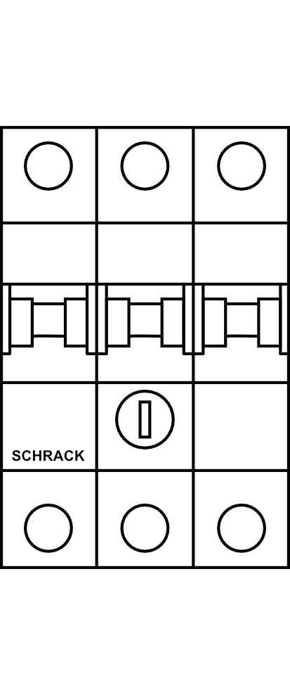 Motorový spínač SCHRACK MP (BE4) 3P rozsah nastavení 0,1-40A
