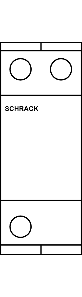 Svodič přepětí SCHRACK Powertec 25kA,B/C Typ B+C (třída I+II) 25kA