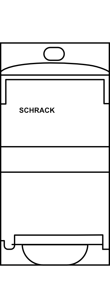 Připojovací blok SCHRACK 1-pól 250A, vstup 1 x 120mm², výstupů 8 x 25mm²