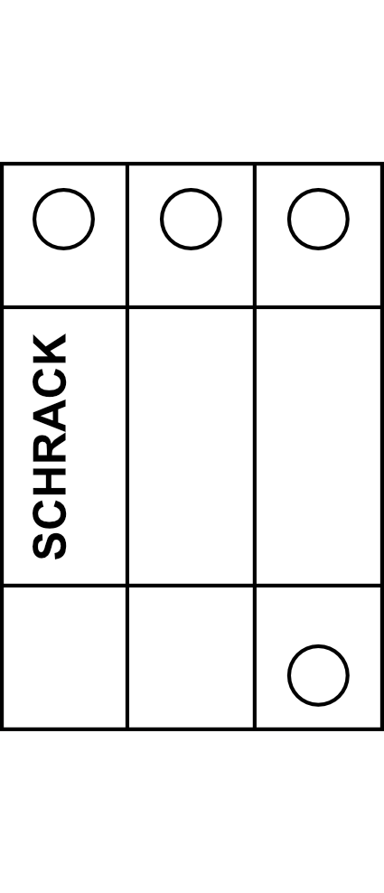 Svodič přepětí SCHRACK Vartec C TNC-Set 255V/20kA 3P Typ C (třída II) 20kA