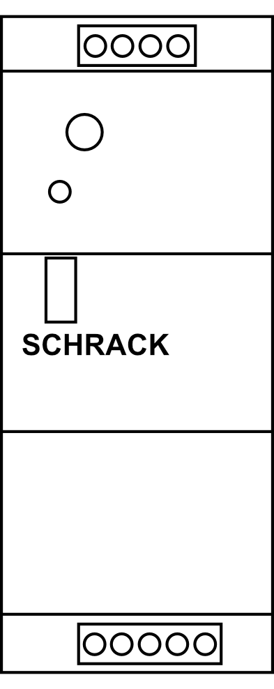 Spínaný zdroj SCHRACK 230VAC/24VDC, 2,5A 1-fázový