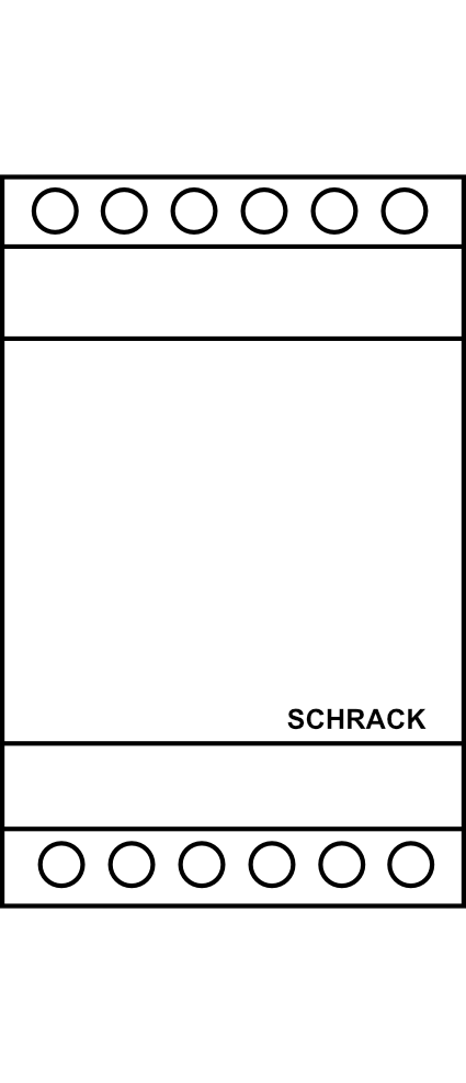 Zvonkový transformátor SCHRACK 230 V AC prim./12,12,24 V AC sek., 30 VA