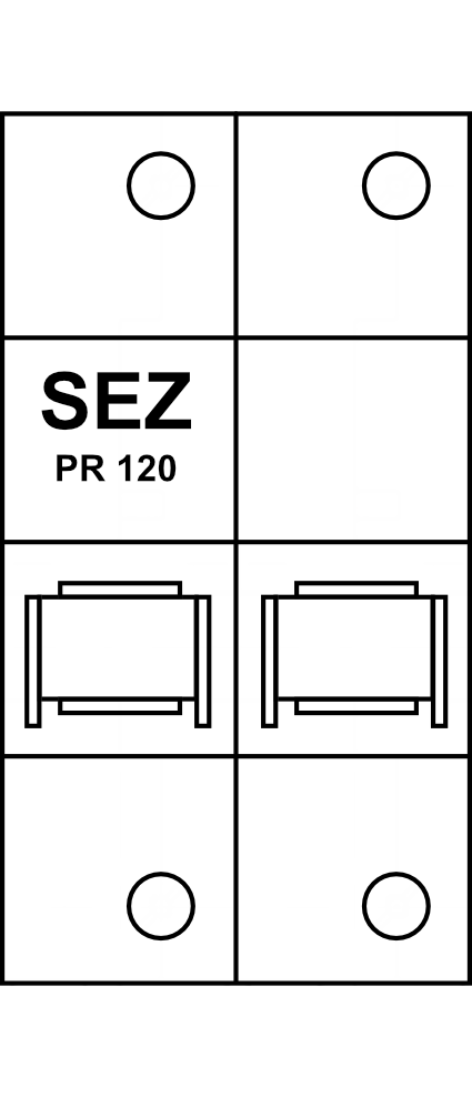 Modulární spínač SEZ RV 122 125A 2P