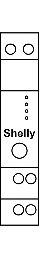 Spínací modul na DIN lištu Shelly Pro 2
